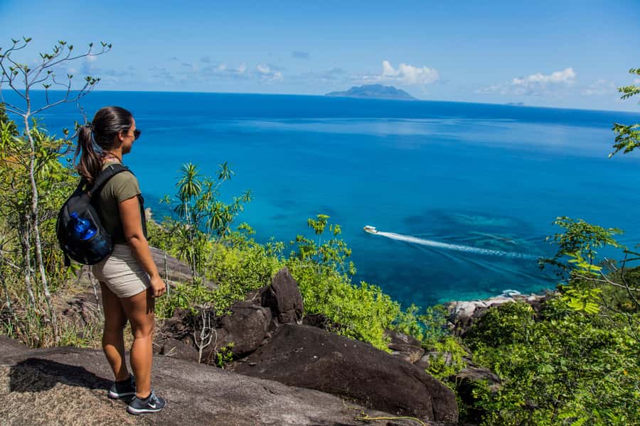 From Mahe: Guided Nature Trail Walk to Anse Major Beach - Open woodland, rocky ridges, and small valleys