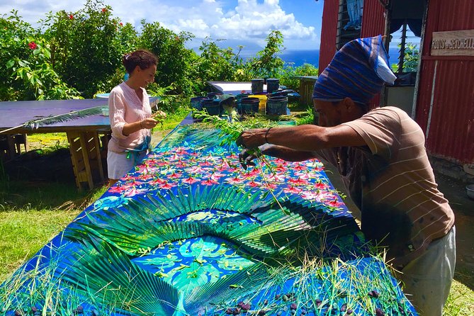 Learn the Traditional Seychelles Art of Sun Printing with Local Textile Designer - Arriving at Roots Seychelles in Mare Anglaise