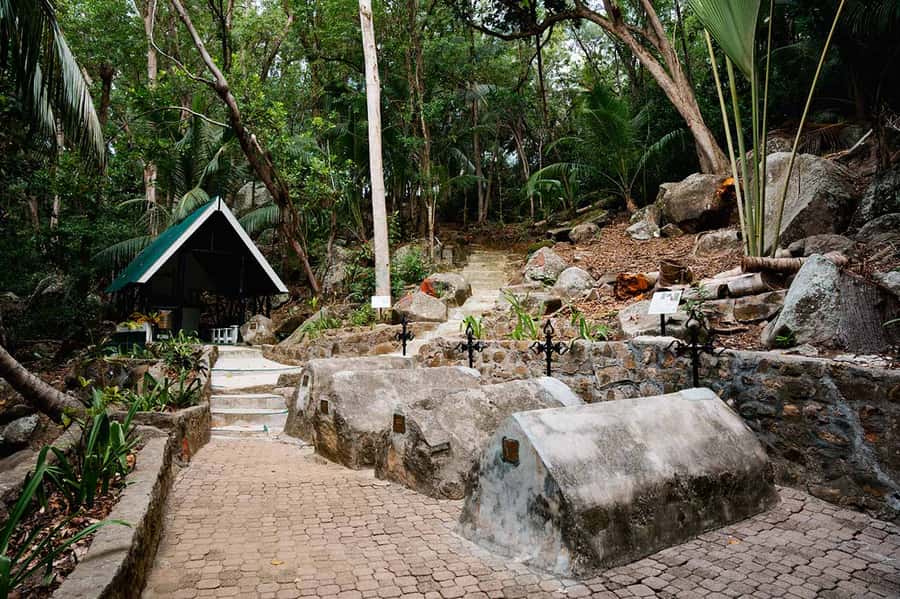 Mahé: Saint-Anne Marine Park and Moyenne Island Cruise - Moyenne Island and its famous tortoises