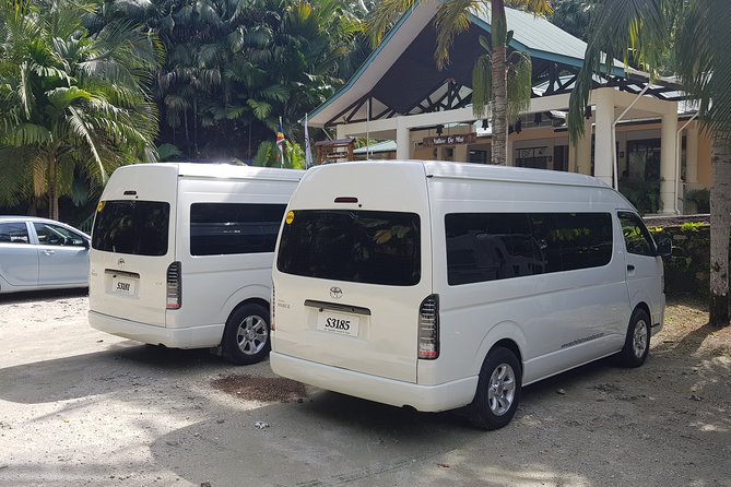 Taxi Services & Transfers on Praslin Island - Masks and participation details
