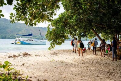 Tour of Cousin, Curieuse and St Pierre island on Catamaran
